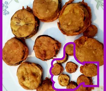 Unique Cuisine Eggplant ringspotato rings Practical Delicious