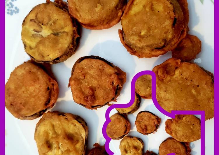 Simple Way to Make Quick Eggplant rings+potato rings