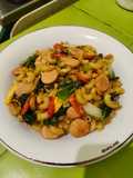 Macaroni Sosis Goreng Pedas