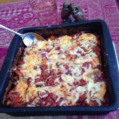 A picture of Moussaka with a twist.