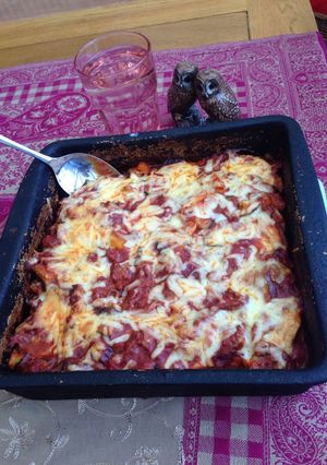 A picture of Moussaka with a twist.