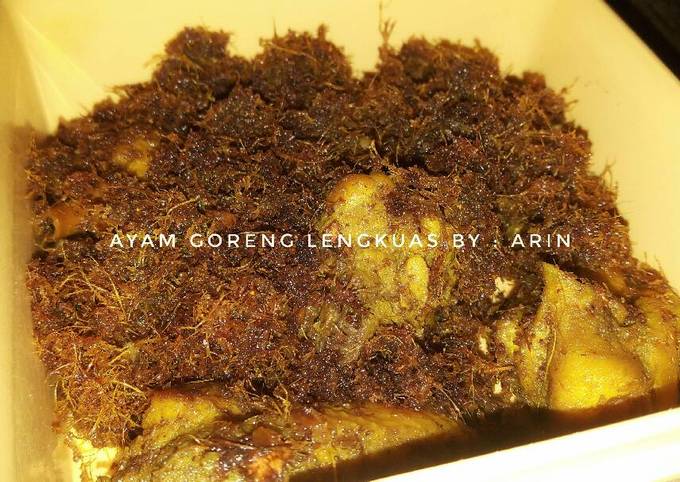 Ayam goreng lengkuas no ribet