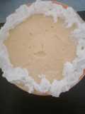 Pay helado de durazno