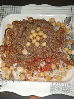 صورة لوصفة كشري مصري