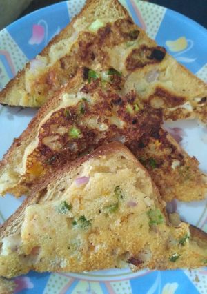 A picture of Bread pizza.