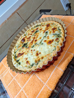 Una foto de Tarta de acelga y queso