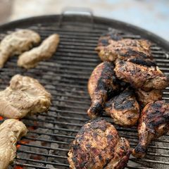A picture of Jamaican Jerk Chicken.