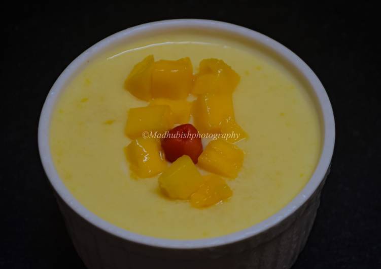 Steps to Prepare Ultimate Mango Pudding | This is Recipe So Perfect You Must Test Now !!