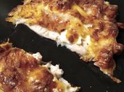 Una foto de pizza de macrolepiotas