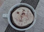 Una foto de crema moka sin crema de leche