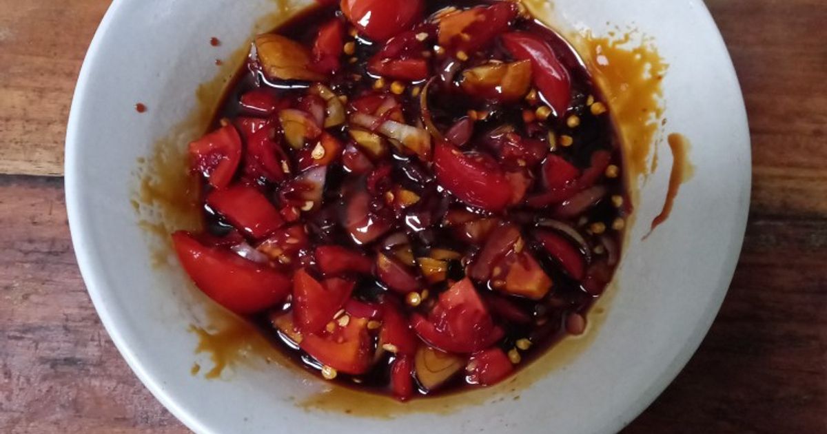 Sambal Kecap untuk Sate Kambing
