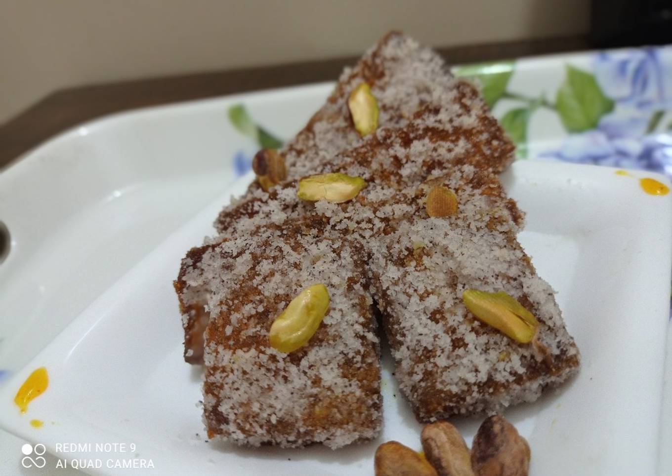 Coconut chasni bread