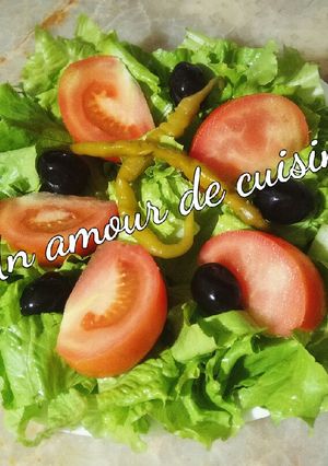 Une photo de Salade laitue/tomate