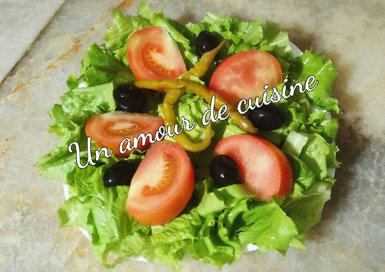 Salade laitue/tomate