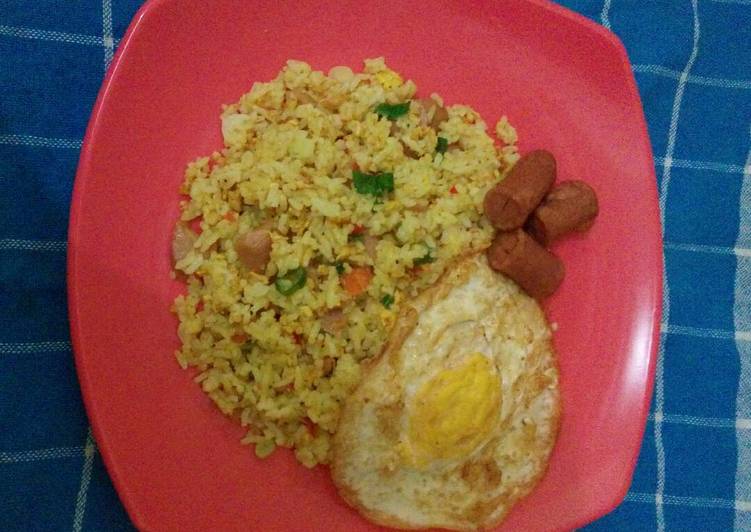 Nasi goreng kuning pedas ala dapur mak ageung...????