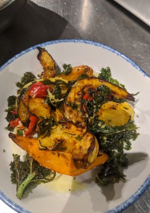 A picture of MSM squash salad.