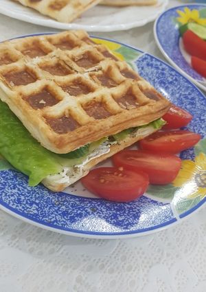 صورة لوصفة وافل الهبة 😀