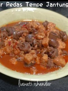Foto resep Semur Pedas Tempe Jantung Ayam