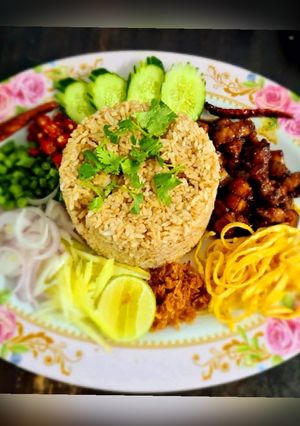รูปของ ข้าวคลุกกะปิ