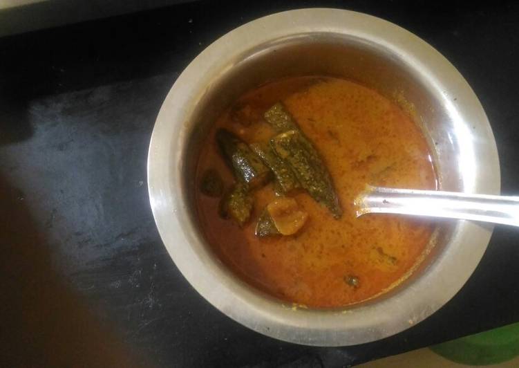 How To Make  Easy Vendakka curry ladies finger Curry
