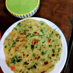 A picture of Multi grains masala paratha.