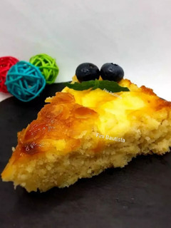 Una foto de Pastel de manzana y almendras