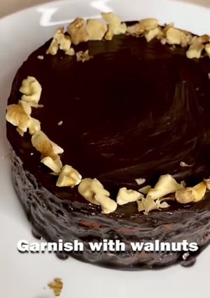 A picture of Chocolate biscuit cake.