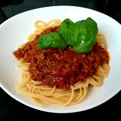 A picture of My Spaghetti Bolognaise 🤩.