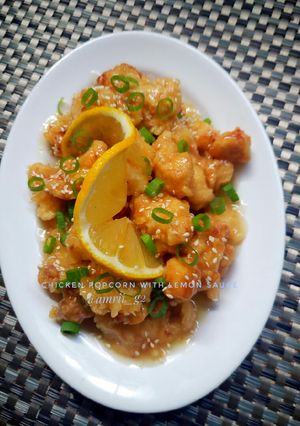 Foto resep Chicken popcorn saus lemon