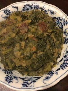 A picture of California Farm Kale Mash Dinner.