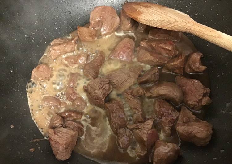 Simple Way to Make Super Quick Homemade Creamy beef