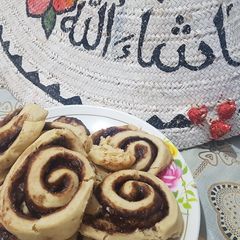 A picture of Chocolate and cinnamon swirls.