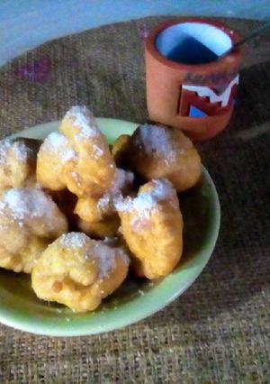 Una foto de Buñuelos dulces de harina especial ♡ (ʃƪ^3^)