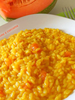 Foto di Risotto al melone e curcuma