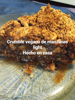 Una foto de Crumble vegano light