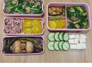 Hình của món Day 20 : Canh trai rau cải, cá trắm hấp nước tương  _eat1000.