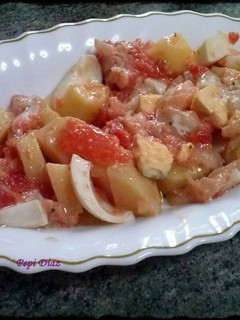 Una foto de Ensalada de bacalao