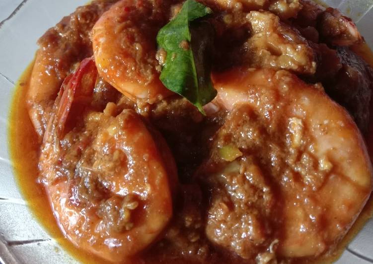 Udang bumbu sederhana