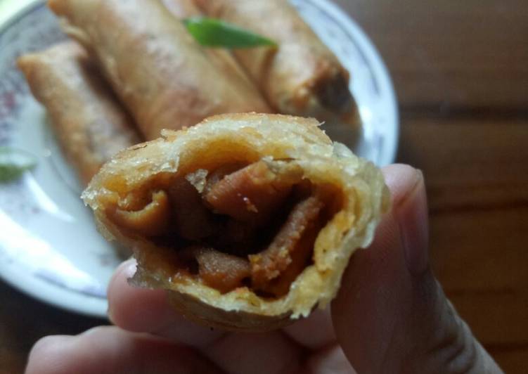 Bahan Lumpia usus pedas | Cara Bikin Lumpia usus pedas Yang Enak Banget