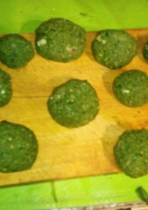 Una foto de Albóndigas de espinaca y pollo