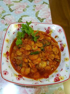 Foto resep Udang saos tiram pedas