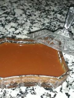 صورة لوصفة صلصة الكراميل بدون قشدة