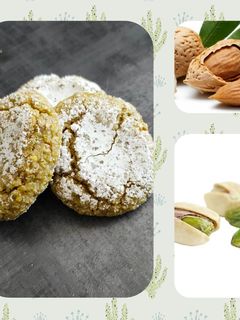 Une photo de Amaretti amande - pistache