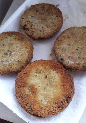 Una foto de Hamburguesa de soja texturizada