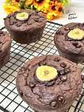 641. Banana Muffin Cokelat (Gluten Free)