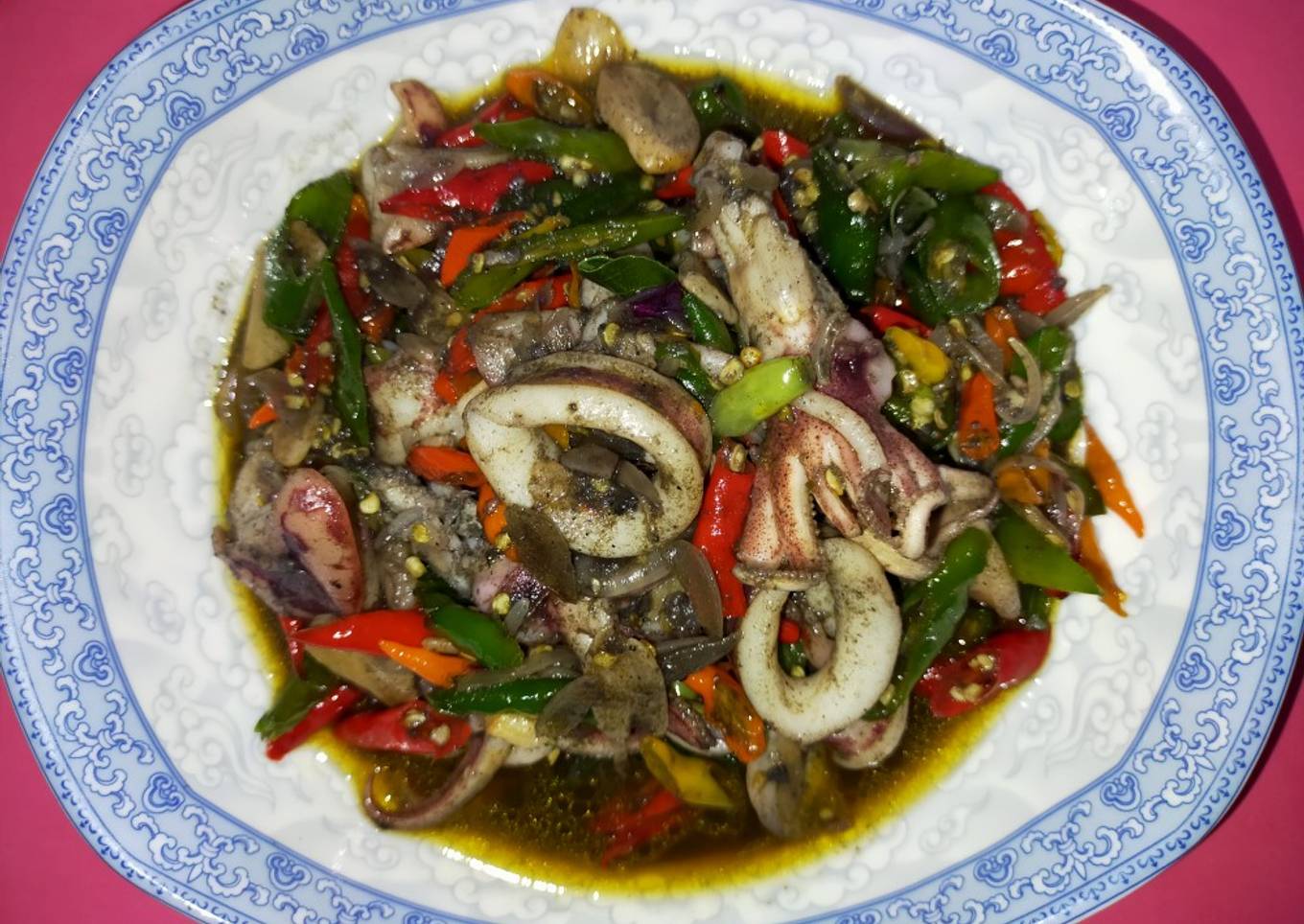 Tumis Cumi Pedas