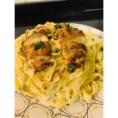 Fettuccine Alfredo Pasta A picture of Fettuccine Alfredo Pasta.