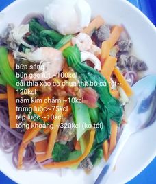 bún gạo lứt giảm cân