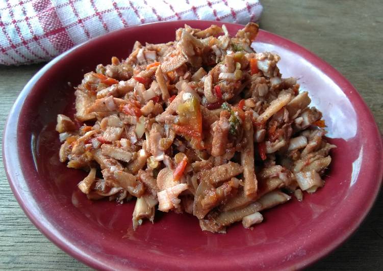 Sambal Bongkot(bonggol kecombrang)