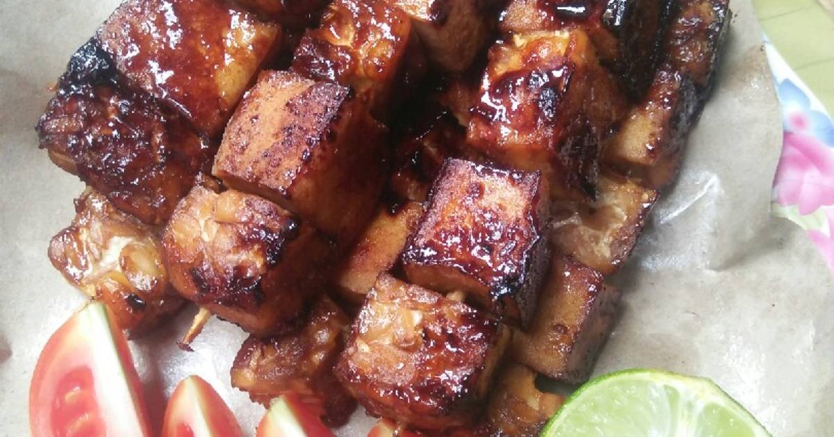 400 resep sate tempe bakar enak dan sederhana ala rumahan